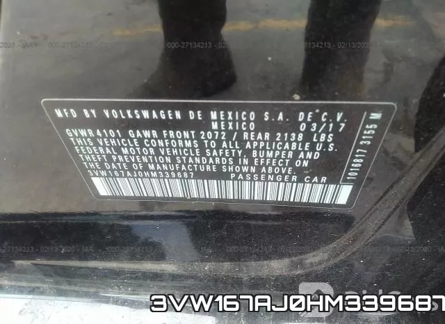 3VW167AJ0HM339687 фото 10