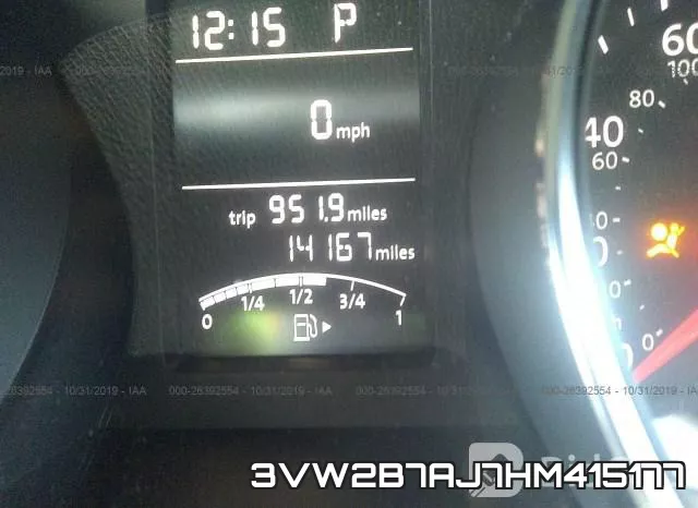 3VW2B7AJ7HM415177 фото 8
