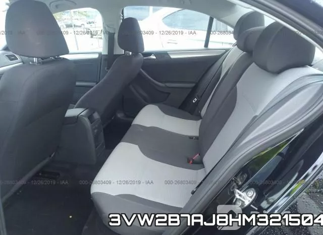 3VW2B7AJ8HM321504 фото 9