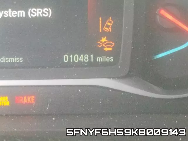 5FNYF6H59KB009143 фото 9
