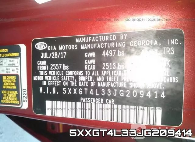 5XXGT4L33JG209414 фото 10