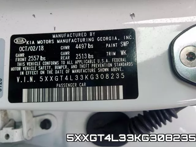 5XXGT4L33KG308235 фото 2