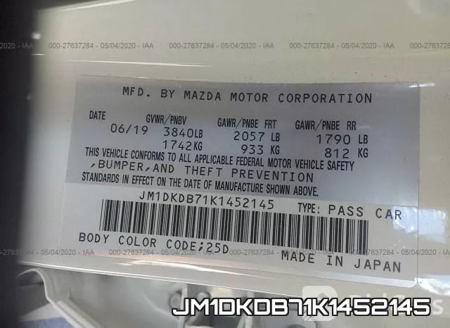 JM1DKDB71K1452145 фото 10
