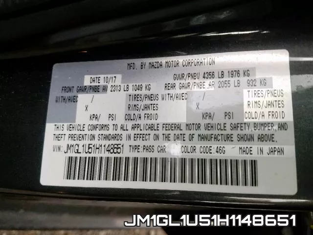 JM1GL1U51H1148651 фото 2