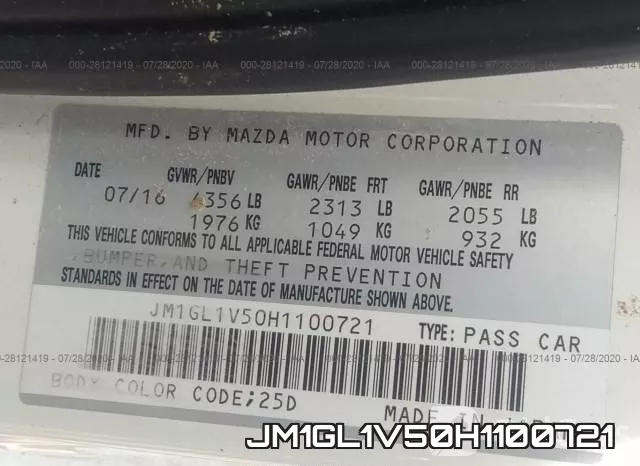 JM1GL1V50H1100721 фото 10