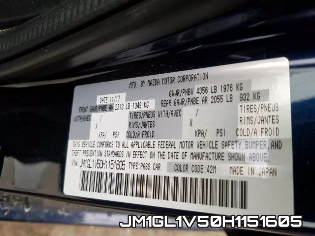 JM1GL1V50H1151605 фото 2