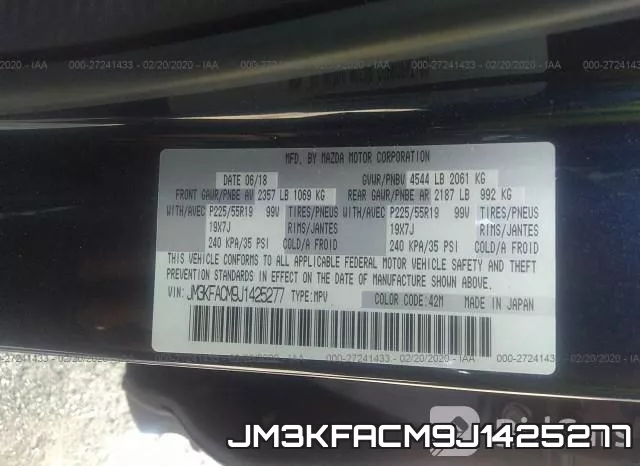 JM3KFACM9J1425277 фото 10