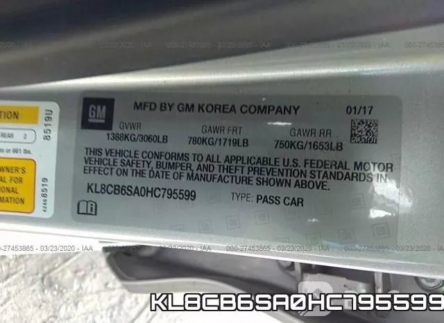 KL8CB6SA0HC795599 фото 10