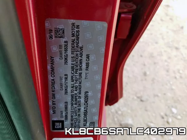 KL8CB6SA7LC402979 фото 2
