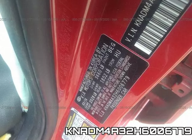 KNADM4A32H6006779 фото 10
