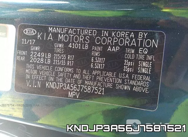 KNDJP3A56J7587521 фото 10