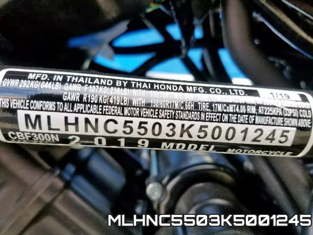 MLHNC5503K5001245 фото 2