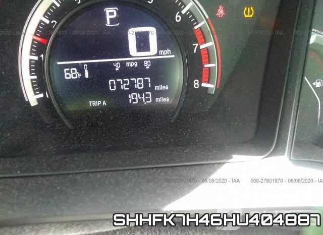 SHHFK7H46HU404887 фото 8