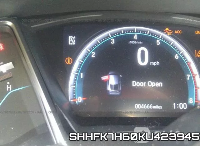 SHHFK7H60KU423945 фото 8
