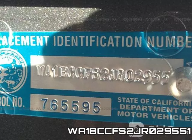 WA1BCCFS2JR029551 фото 10