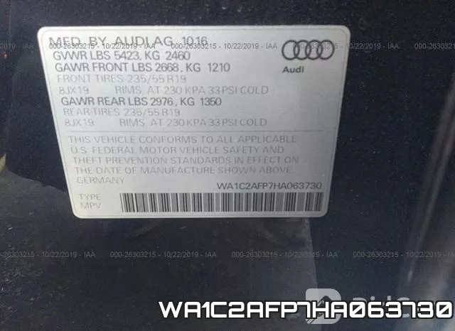 WA1C2AFP7HA063730 фото 10