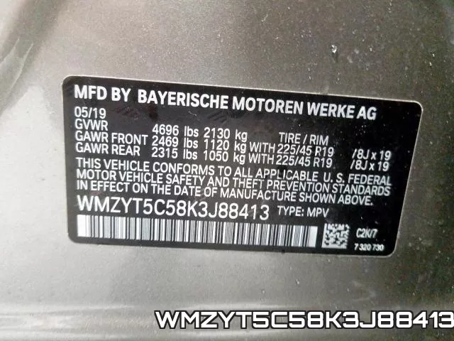 WMZYT5C58K3J88413 фото 2