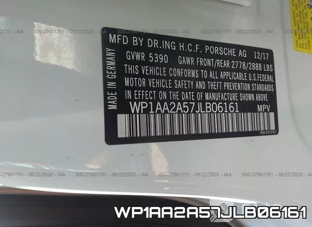 WP1AA2A57JLB06161 фото 10