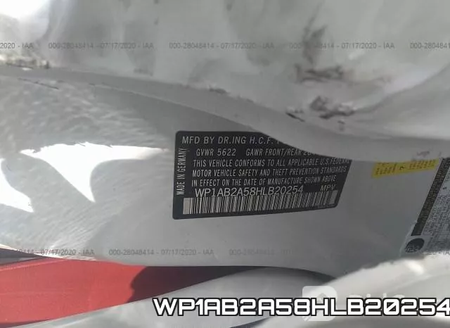 WP1AB2A58HLB20254 фото 10