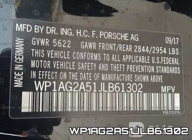 WP1AG2A51JLB61302 фото 10