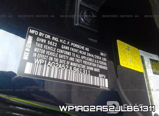WP1AG2A52JLB61311 фото 10