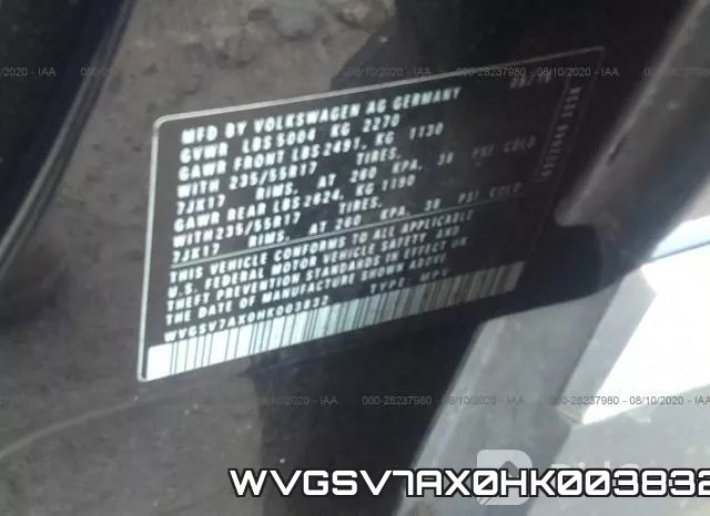 WVGSV7AX0HK003832 фото 10