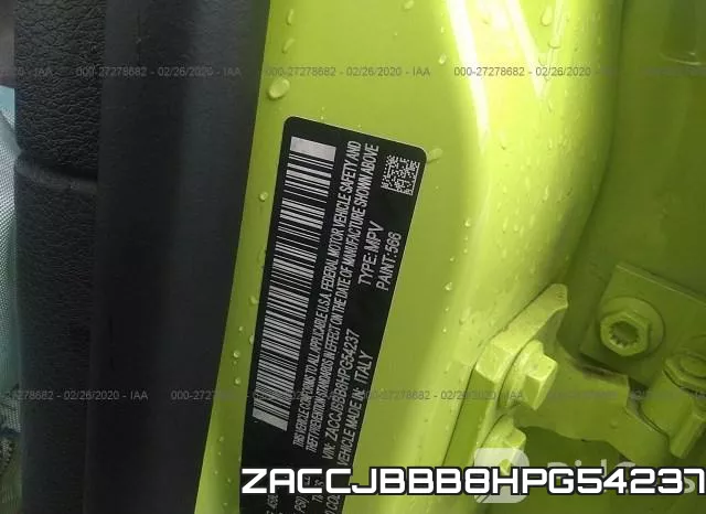 ZACCJBBB8HPG54237 фото 10
