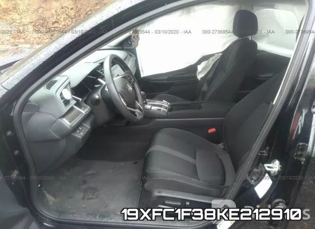 19XFC1F38KE212910 фото 5
