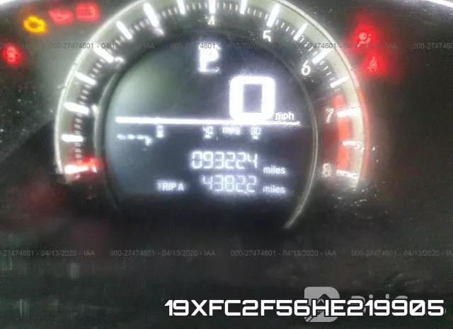 19XFC2F56HE219905 фото 8