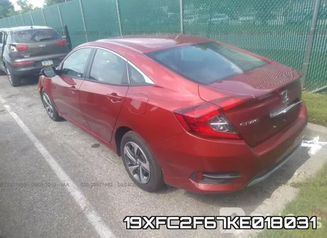 19XFC2F67KE018031 фото 4