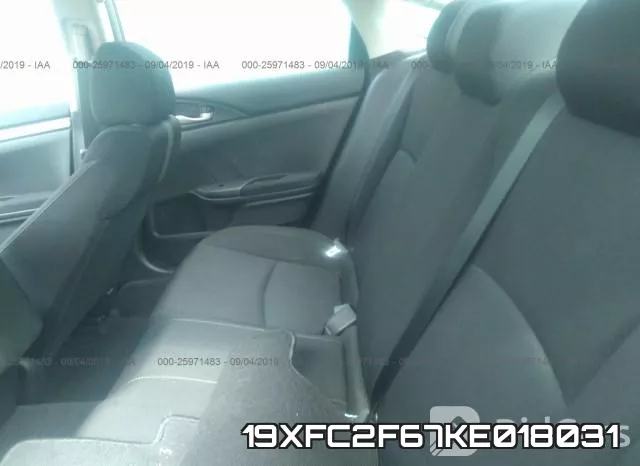 19XFC2F67KE018031 фото 9
