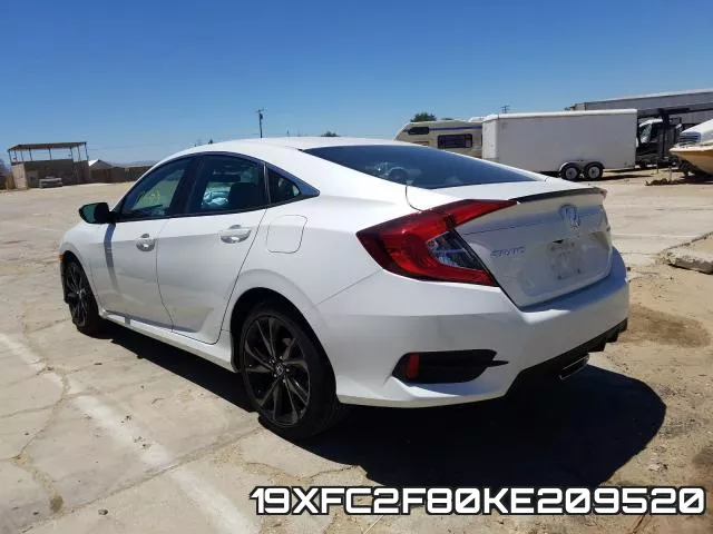 19XFC2F80KE209520 фото 4