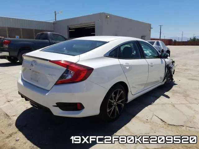 19XFC2F80KE209520 фото 5