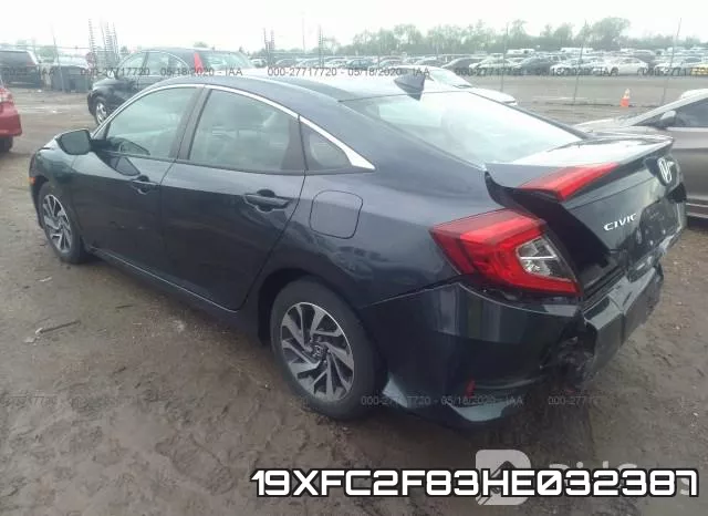 19XFC2F83HE032387 фото 4
