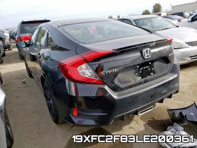 19XFC2F83LE200361 фото 4