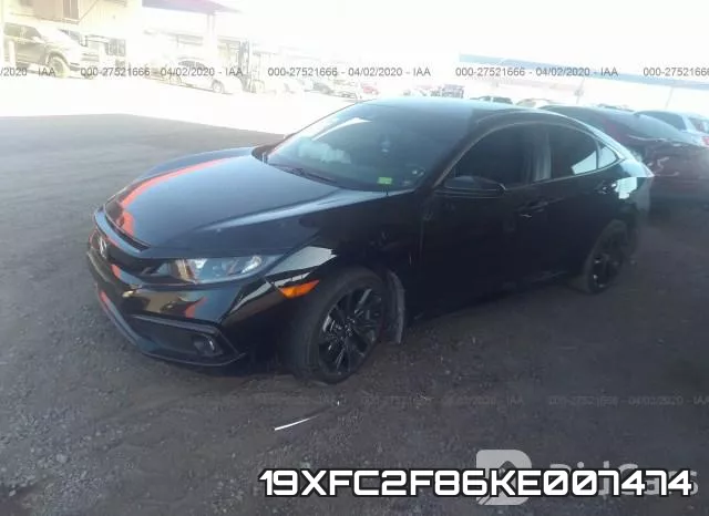 19XFC2F86KE007474 фото 3