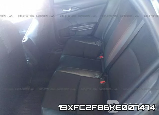19XFC2F86KE007474 фото 9