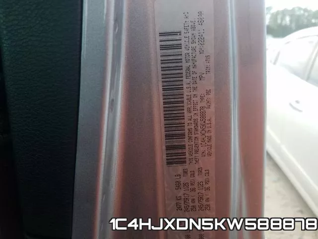 1C4HJXDN5KW588878 фото 2