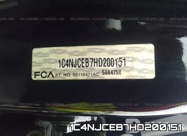 1C4NJCEB7HD200151 фото 10