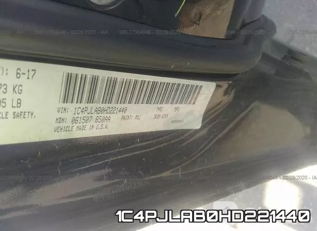 1C4PJLAB0HD221440 фото 10