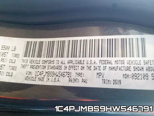 1C4PJMBS9HW546791 фото 2