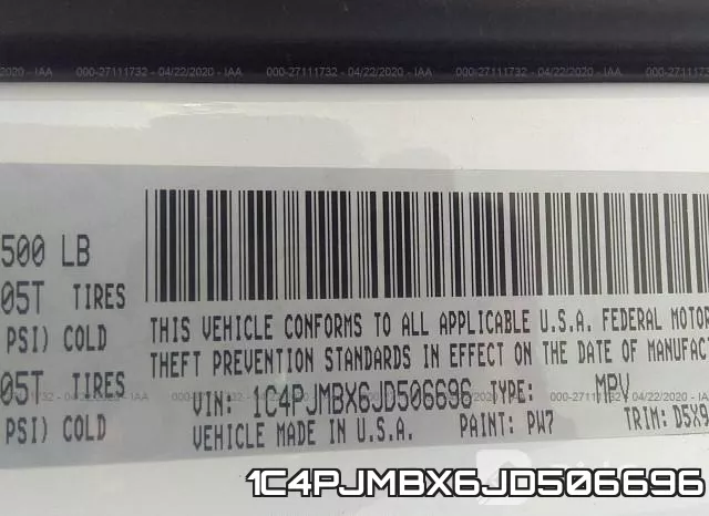 1C4PJMBX6JD506696 фото 10
