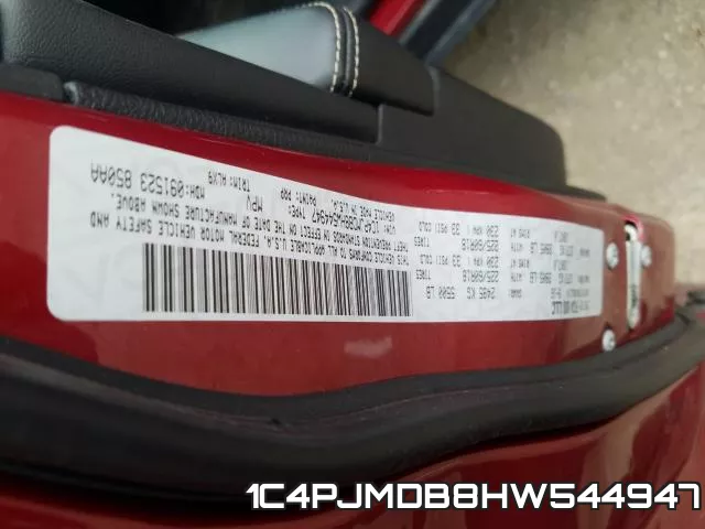 1C4PJMDB8HW544947 фото 2