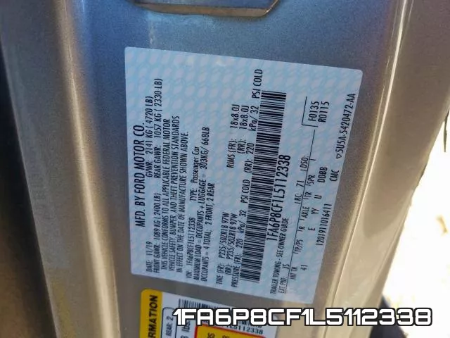 1FA6P8CF1L5112338 фото 2