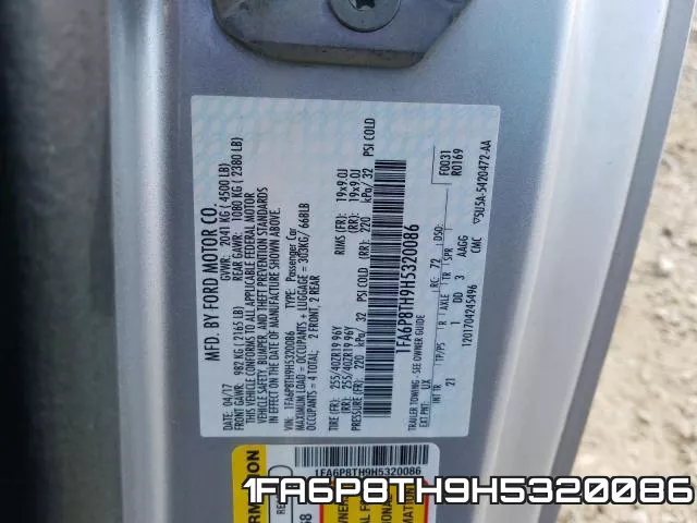 1FA6P8TH9H5320086 фото 2