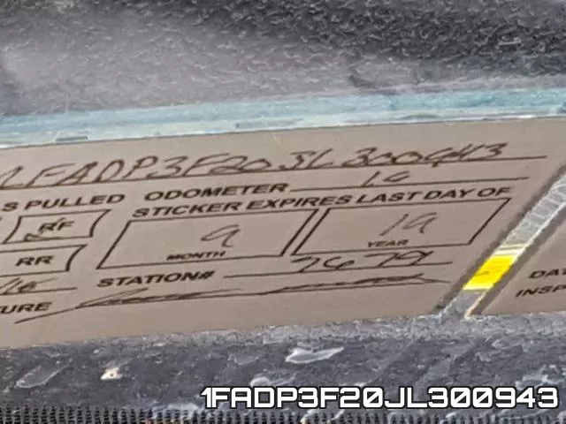 1FADP3F20JL300943 фото 10