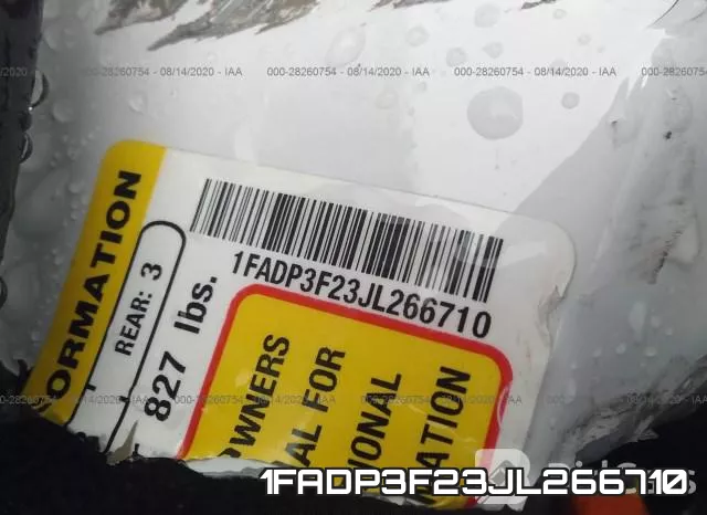1FADP3F23JL266710 фото 10