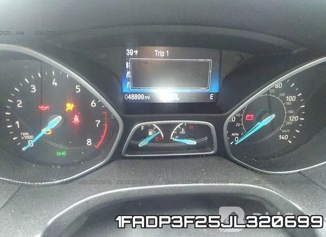 1FADP3F25JL320699 фото 8