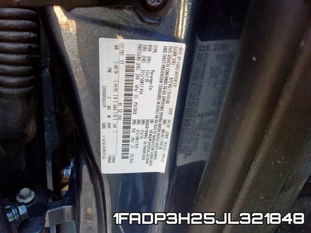 1FADP3H25JL321848 фото 2