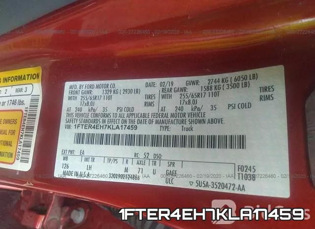 1FTER4EH7KLA17459 фото 10